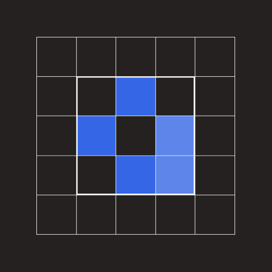 logomark in grid